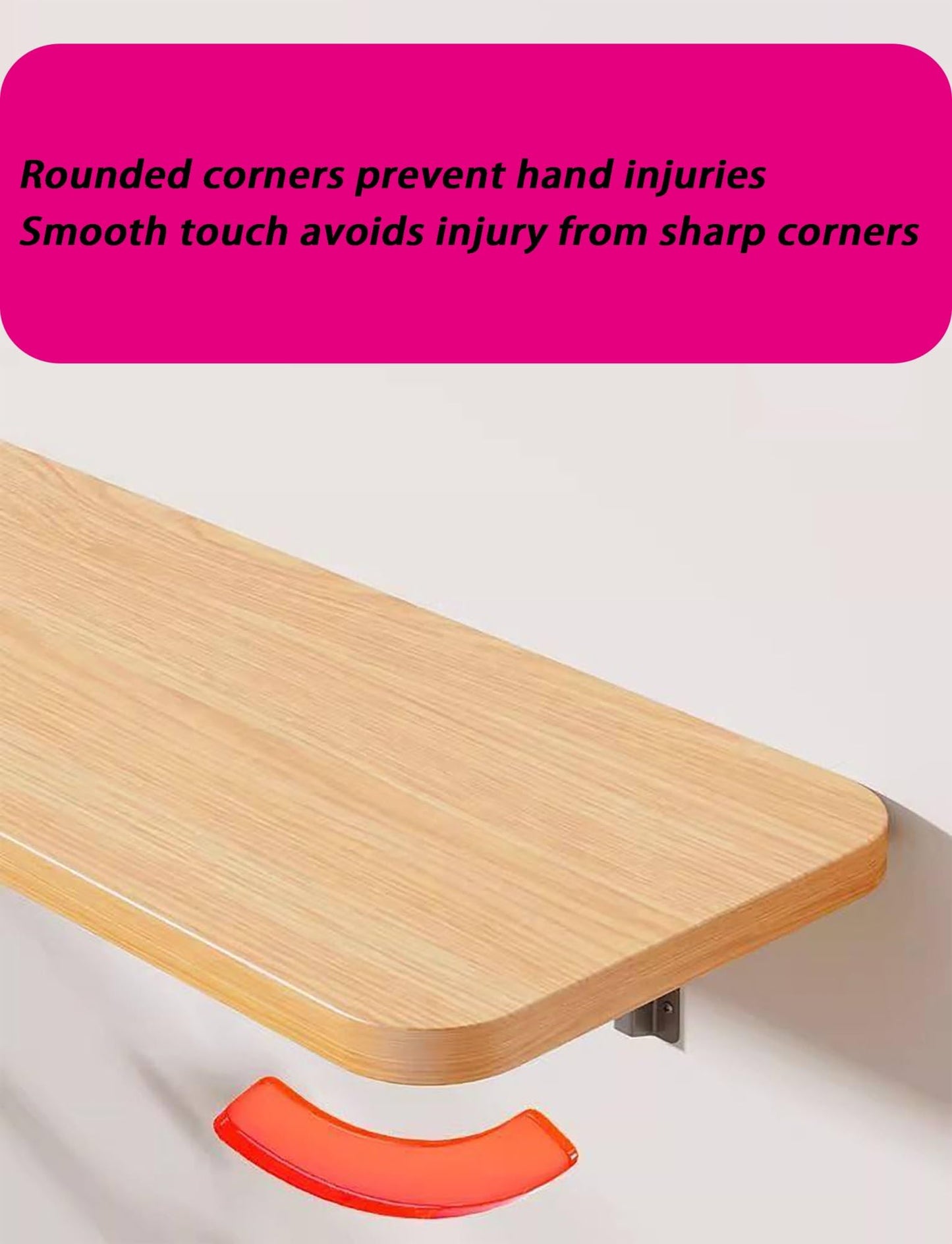 Space-Saving Foldable Wall Mounted Shelf, Versatile Organizer for Small Spaces, Ideal for Bathroom, Kitchen, Living Room Decor (Milk, 40x20cm/15.8x7.9 in)