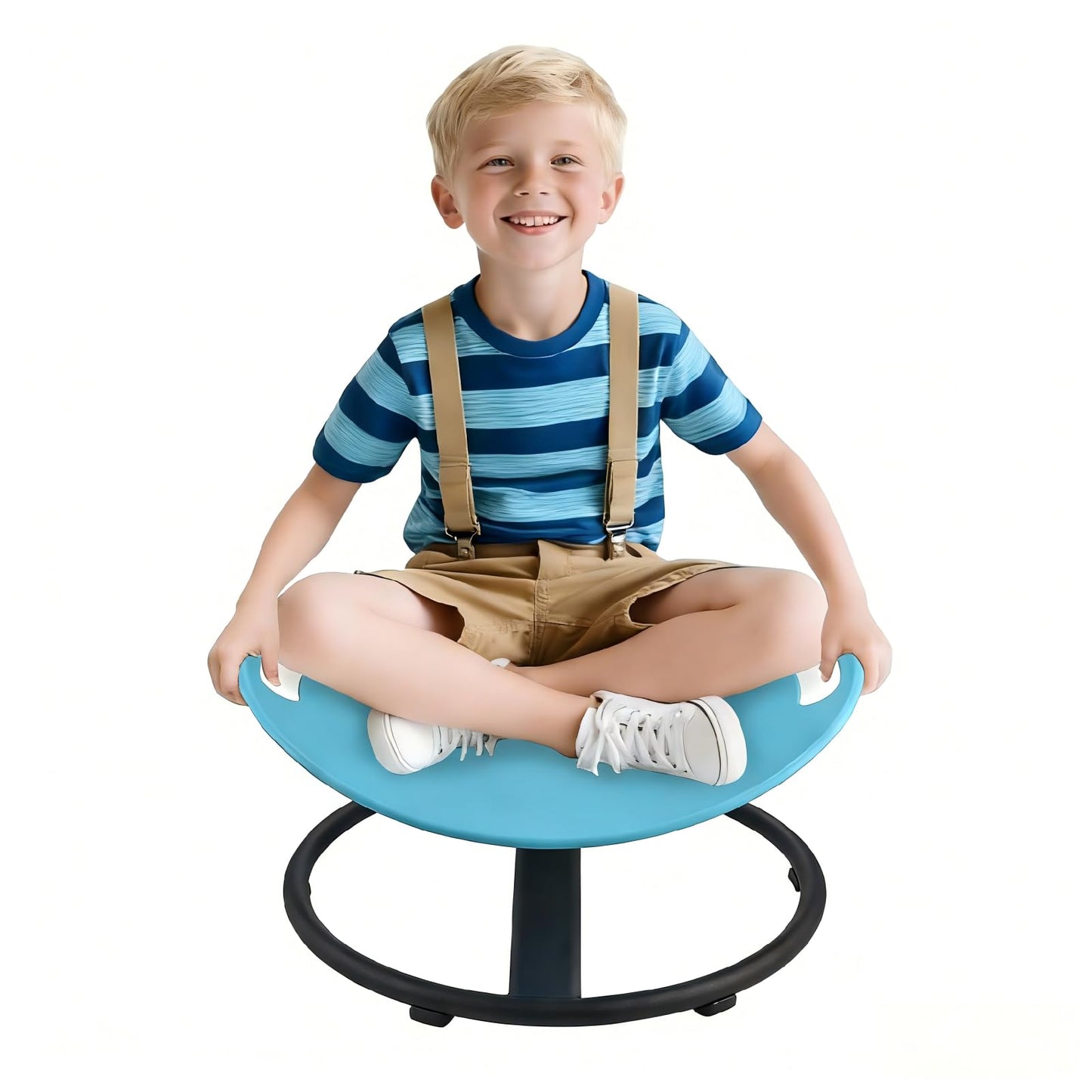 Casuenia Spinning Chair for Autistic Kids, Sensory Swivel Chair with Safety Handles, 330LBS Weight Capacity, Spinning Toy for Kids Autism & ADHD Age 3+, Sensory Product for Body Balance