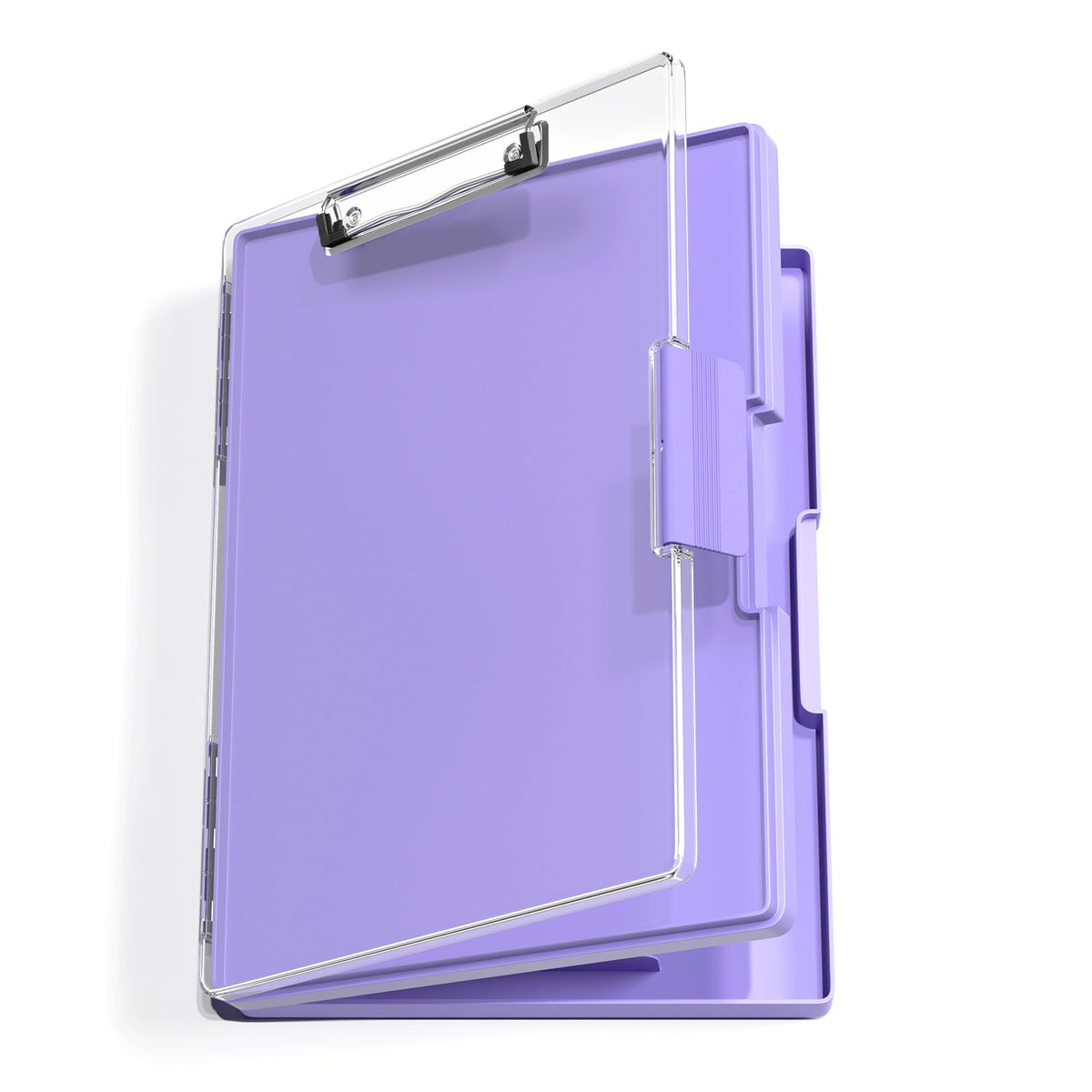 Hongri Clipboard with Storage, Purple 8.5 x 11 Folder Nursing Side Opening, Heavy Duty with Dual Compartment, Smooth Writing for Teachers, Classroom, Size 13.3 x 9.4 x 1.5 in, Office & School Supplies