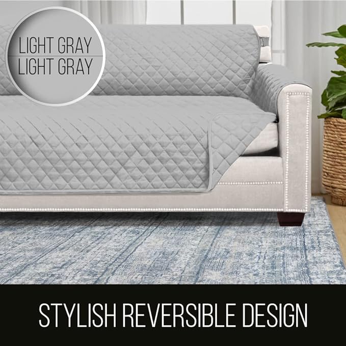 Sofa Shield® Couch Slip Covers for Dogs, Reversible Furniture Protector