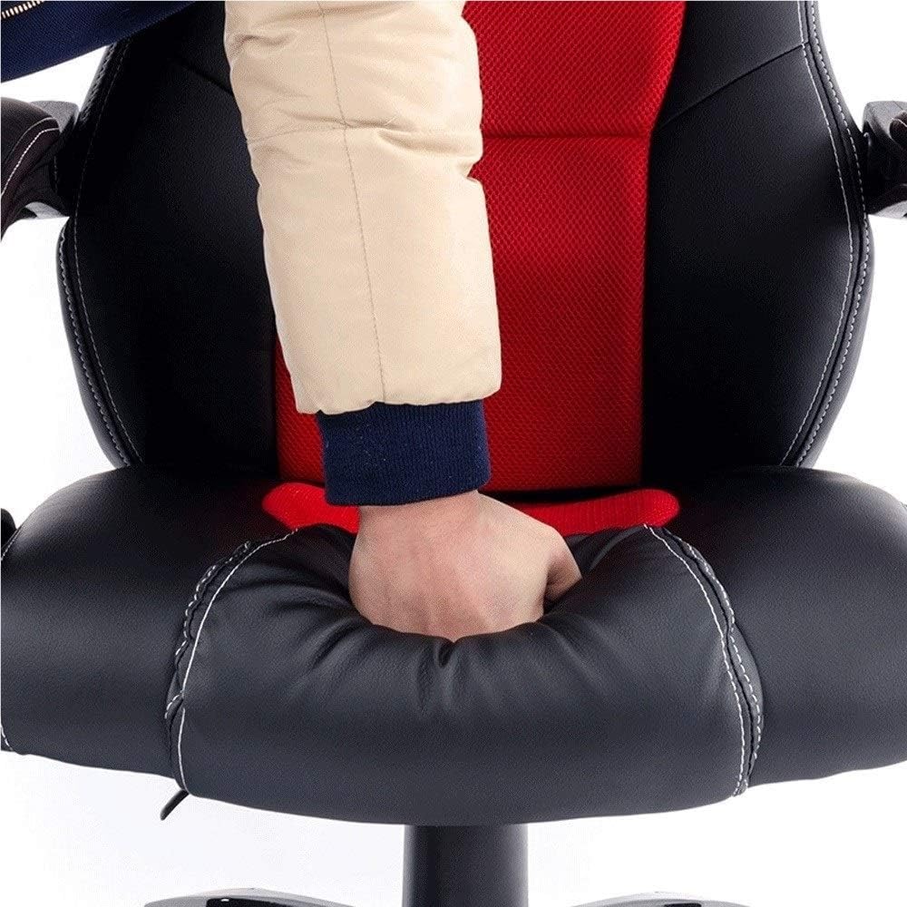 Ergonomic Office Chair with Adjustable Arms and Swivel, Heavy Duty Revolving Desk Chair for Computer, Visitor, Gaming, and Office Use(A)