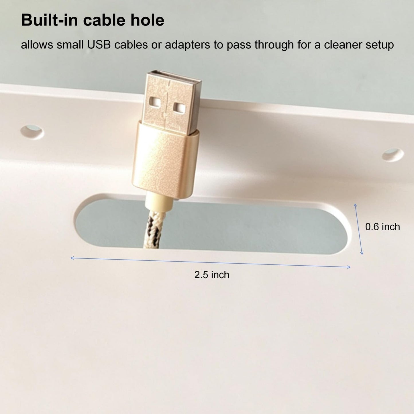 NUTNAPH Small Floating Shelf –3mm Thick, 6.5 inch, Wall Shelf, Metal Floating Shelves for Echo, Cameras, Small Speaker, Wall Shelves for Bathroom, Living Room, Bedroom (White 1pcs)