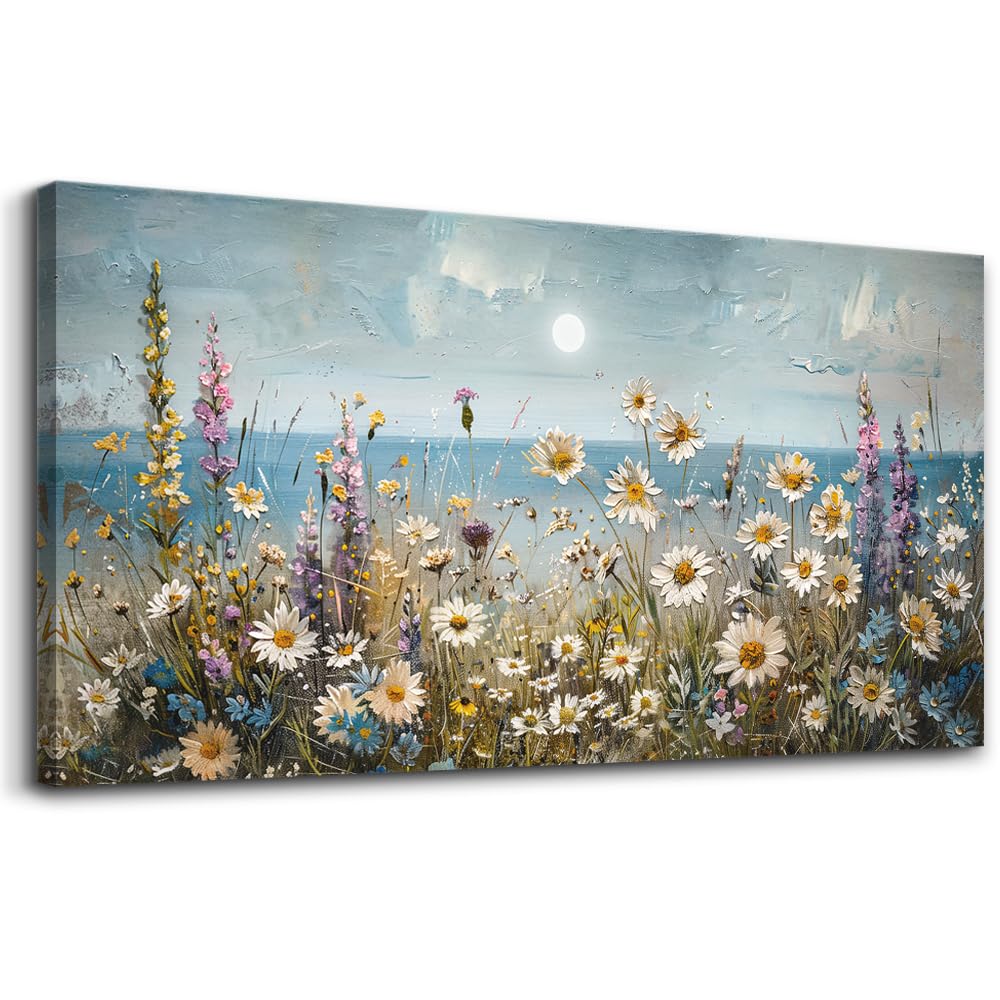 KELIYUAN Wall Art For Living Room Farmhouse Wall Decor For Bedroom Office Decorations Abstract Paintings Flowers Landscape Wall Pictures Canvas Artwork Modern Room Home Decor Posters 20x40In