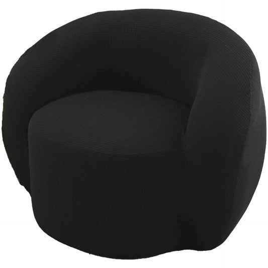 STARINGIRL Stretch Swivel Barrel Chair Sofa Cover Slipcovers Mid Century Modern Accent Chair Modern Curved Cover for Home Hotel Office Cafe Furniture Protector