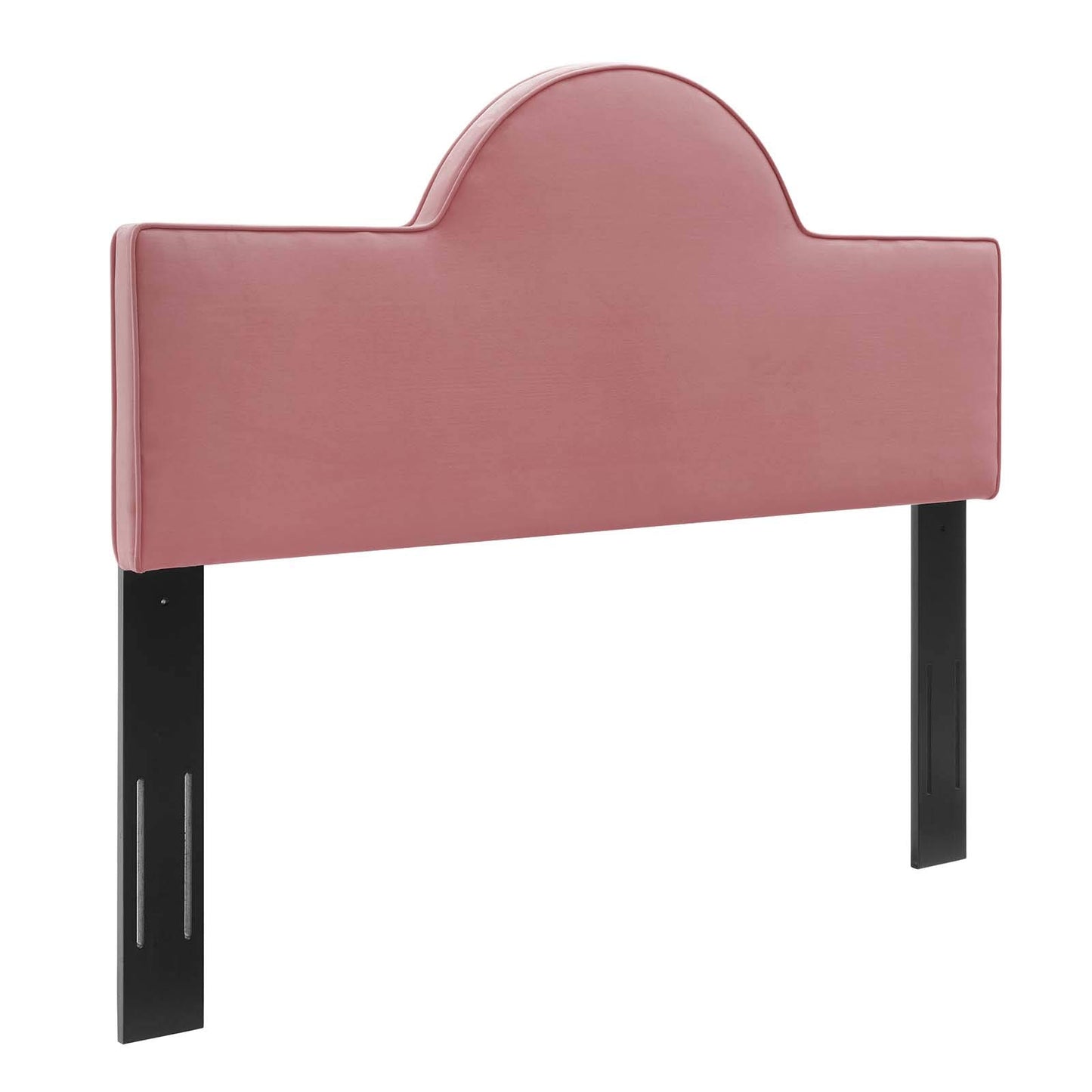 Modway MOD-6302-DUS Dawn Twin Performance Velvet Headboard, Dusty Rose