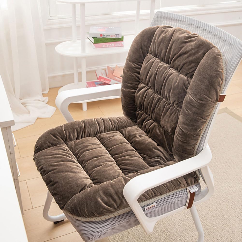 GKWW Desk Chair Cushion Office Chair Cushions with Removable Cover Soft Seat Pad Dorm Seat Pad with Back Support Rocking Chair Cushions,90×50cm