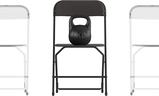 Flash Furniture Hercules Series Big & Tall Stackable Plastic Folding Chairs