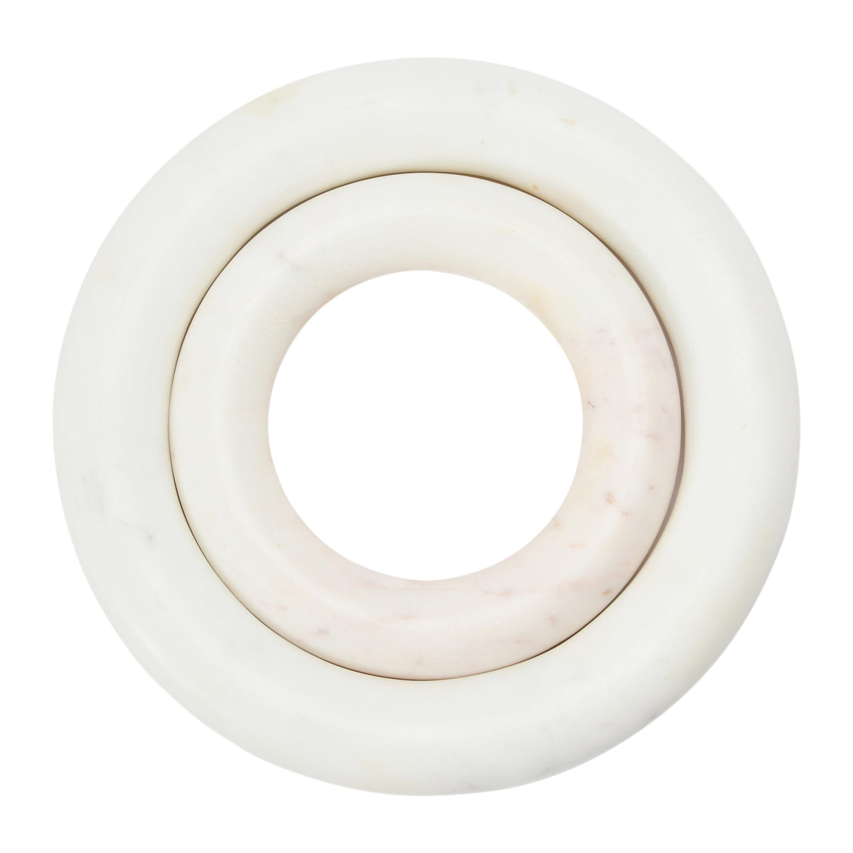 Creative Co-Op Marble Trivets for Dining Table, Set of 2