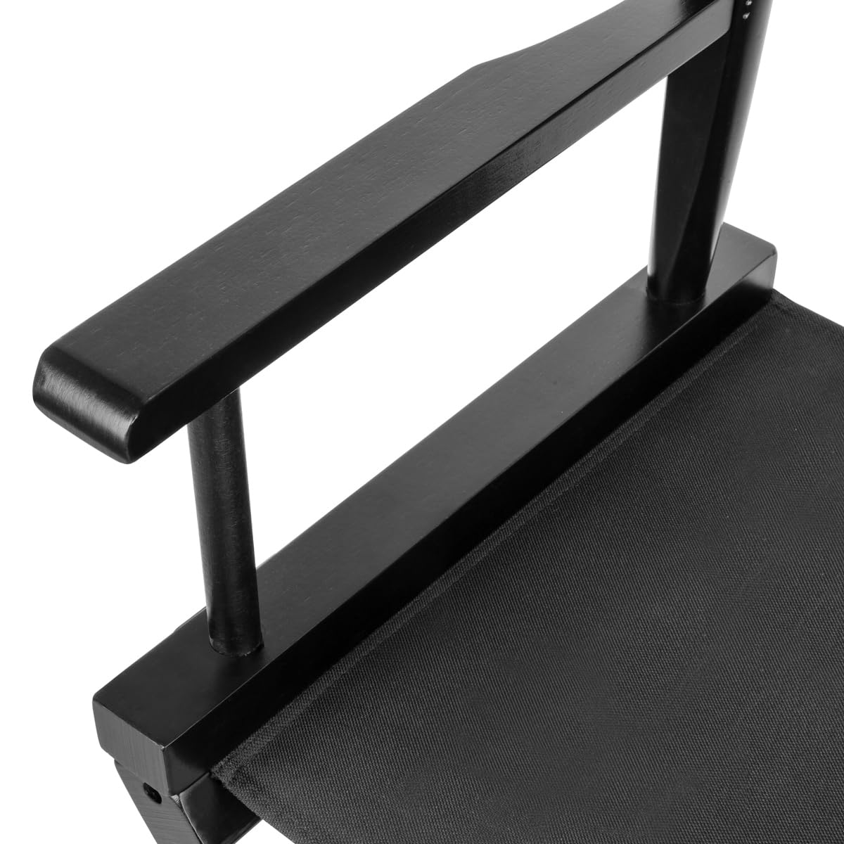 CLAR DC-30 Film Director's Chair (Black Wood with Black Seat & Back)