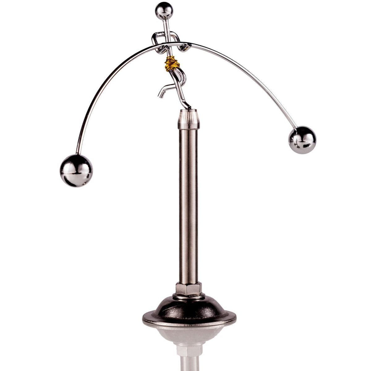Sunnytech Steel Balance Toy Weightlifter Kinetic Art Balance Toy Balancing Decompressive Science Psychology Home Offic Decor Desk Decor WJ049