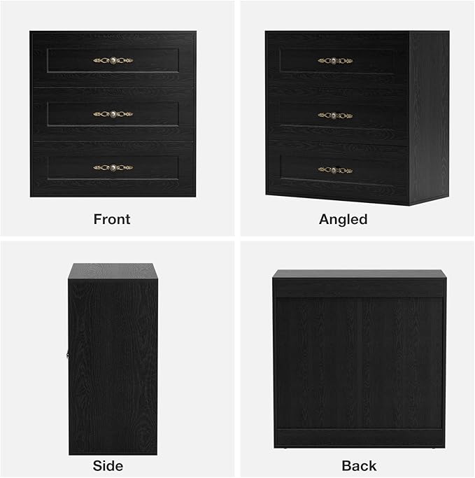 Wooden Dresser with 6 Large Drawers, Storage Cabinet Organizer Sideboard