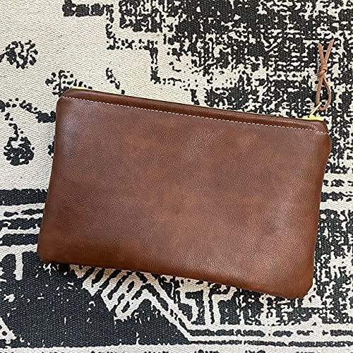 NAT Leathers | Tan Mid Brown Soft Faux Vegan Leather PU | 5 Yards Cut by The