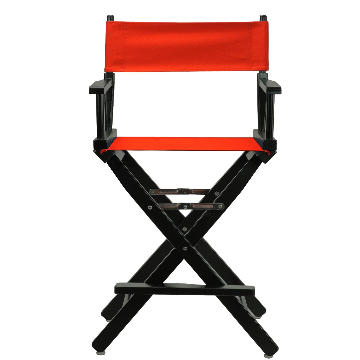 Casual Home 24" Director's Chair Black Frame-with Burgundy Canvas, Counter Height