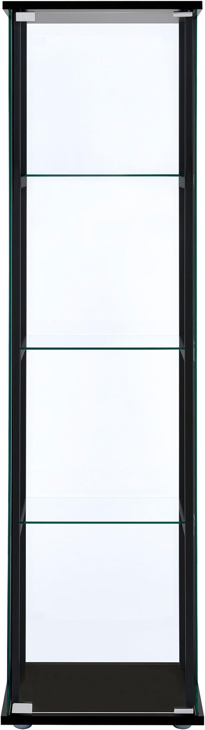 Coaster Home Furnishings Cyclamen 64-inch 5-Tier Clear Tempered Glass Curio