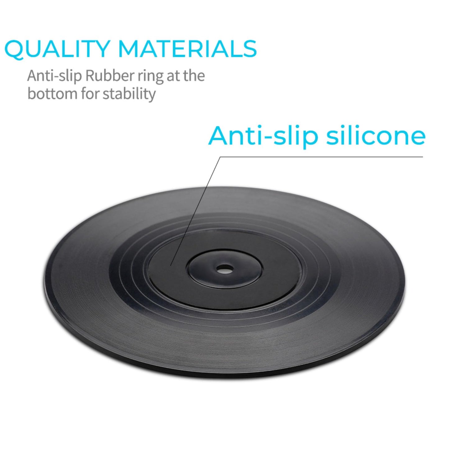 Retro CD Record Coasters,with Book Room Library Printed Silicone Coasters, for Drinks,Coffee Table Decor Coaster,Prevent Furniture from Dirty and Scratched