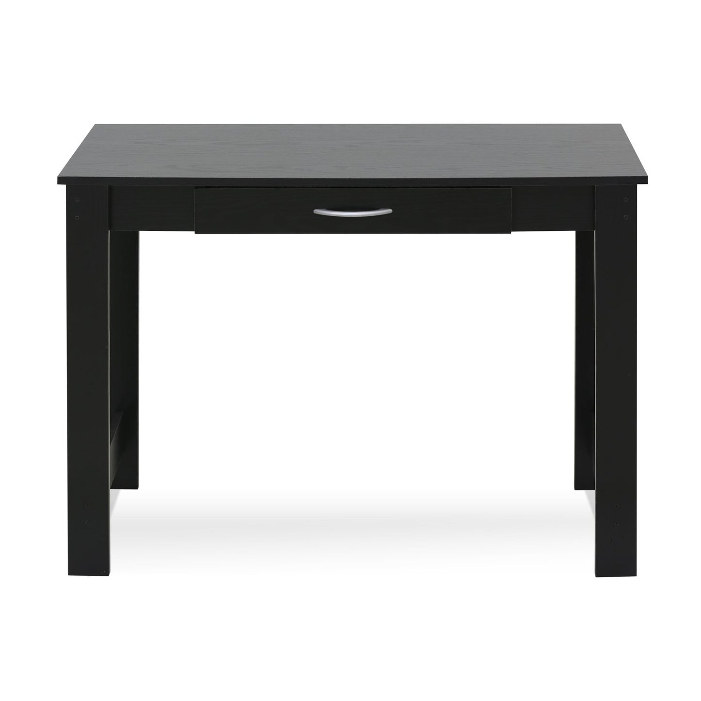 FURINNO Jaya Writing Desk For Residential Use With DrawerBlack, Blackwood, Large