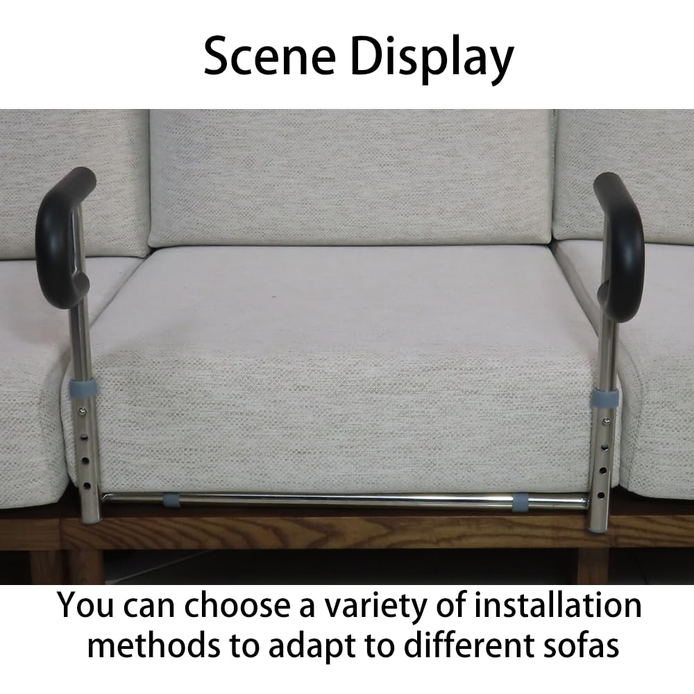 Elderly Assis Stand Assist Mobility Standing Aid Rail for Couch Chair Assistance Handle for Patients Elderly Seniors and Disabled Safety Grab Bar for Sitting Sofa Home Adjustable Portable Device