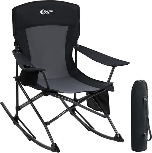 Portal Outdoor Rocking Chair Camping Folding Portable Rocker