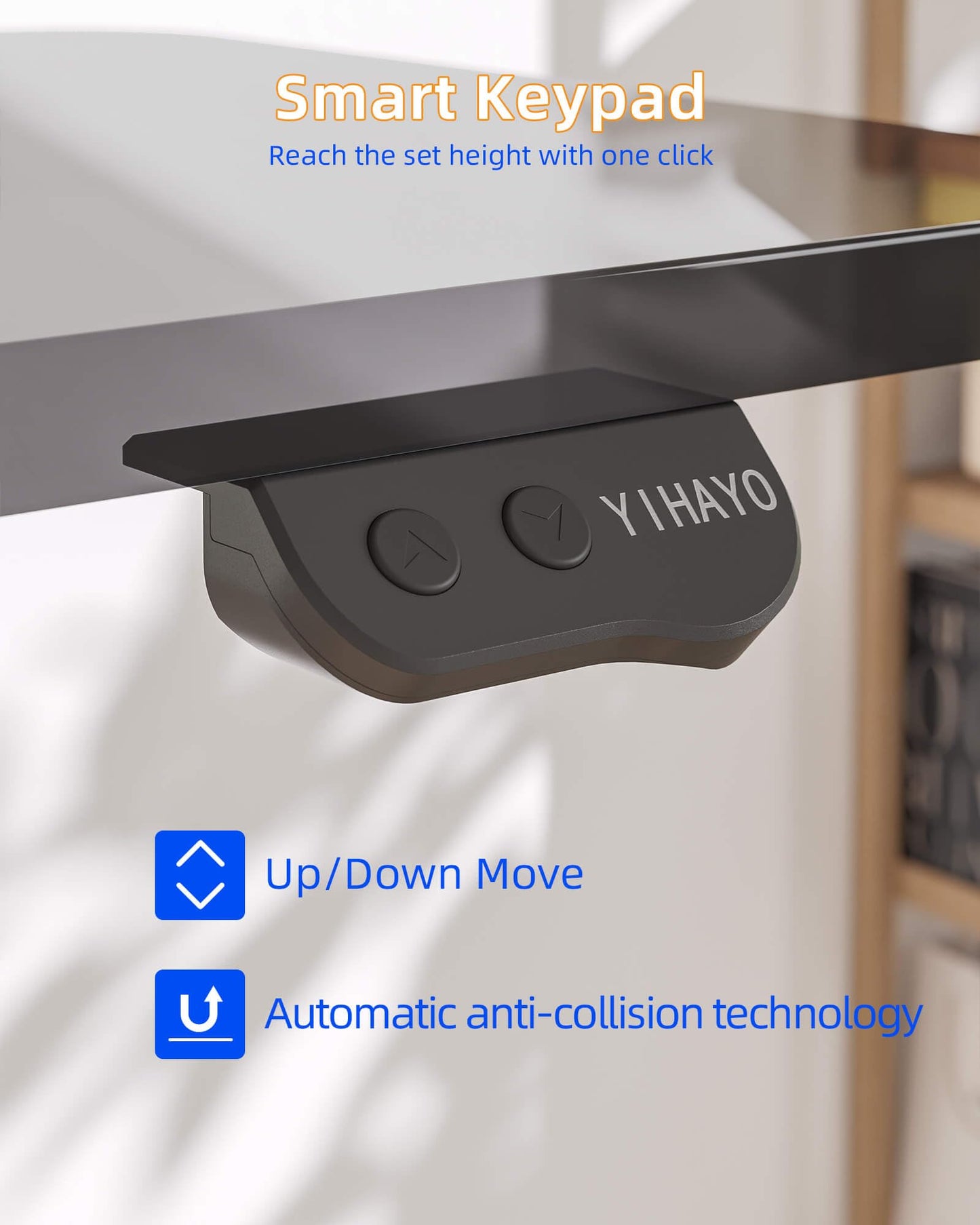 YIHAYO Electric Standing Desk Converter 32 inch, Sit to Stand Up Height Adjustable Desk Riser, Quick Sit to Stand Tabletop Dual Monitor Riser Workstation for Home Office with Keyboard Tray, White