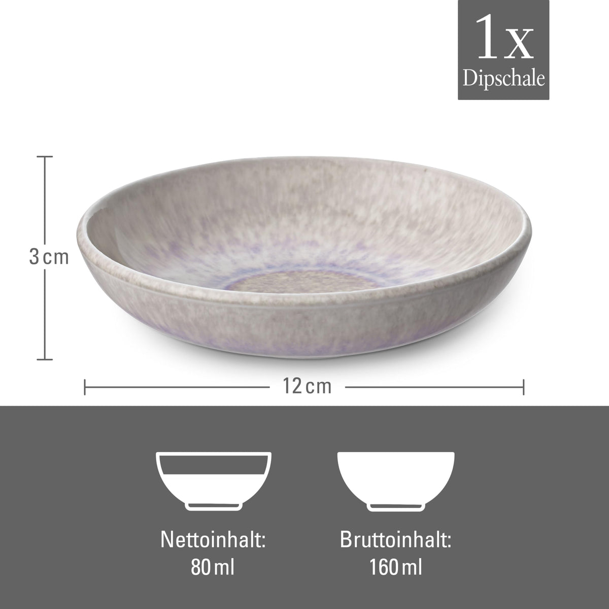 like. by Villeroy & Boch Perlemor Sand Dip Bowl - 4.75x1 inch