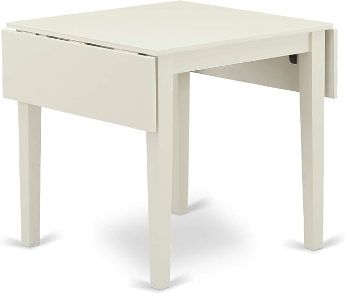 East West Furniture NDVA5-LWH-C 5 Piece Modern Dining Table Set Includes a