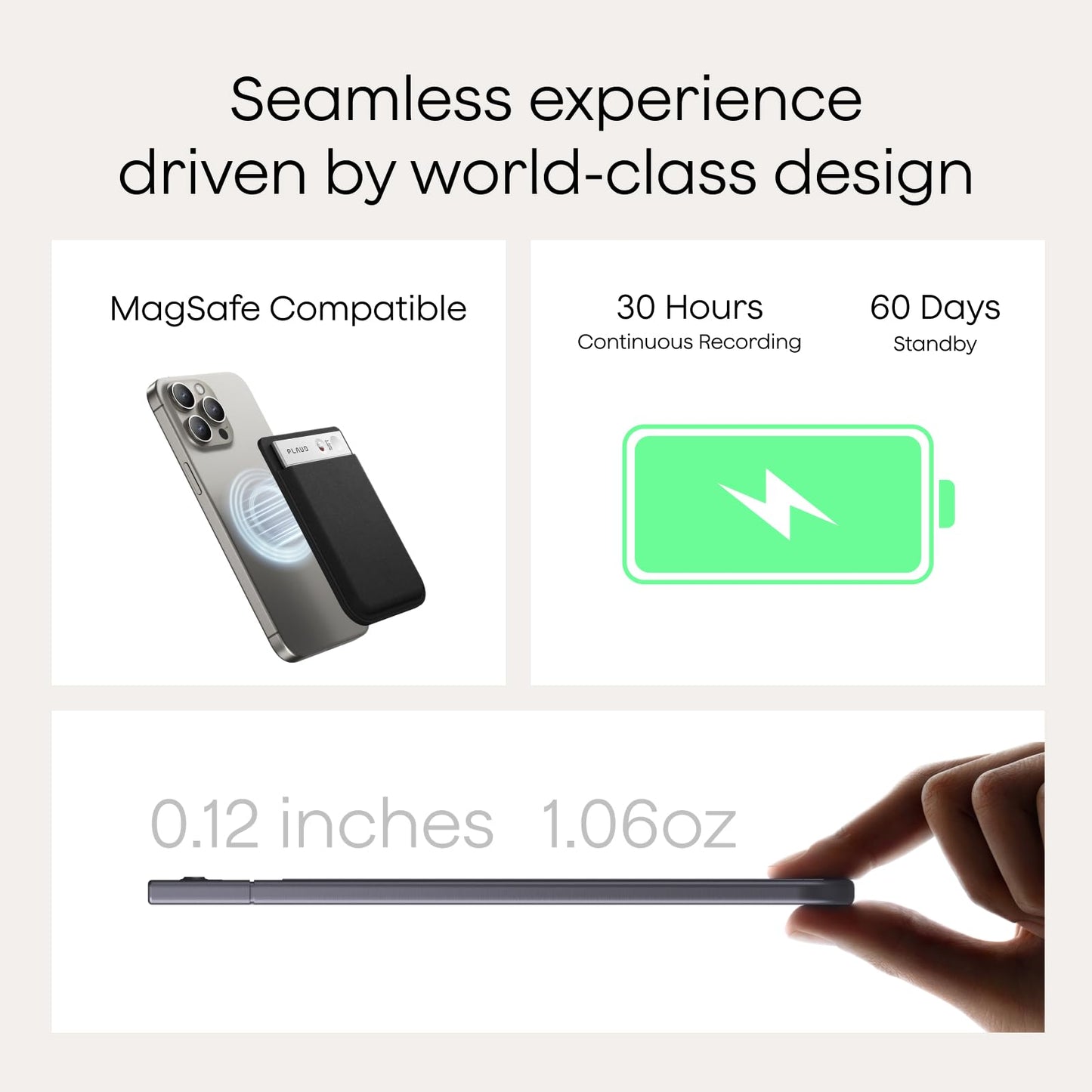 Plaud Note AI Voice Recorder, Note Taker w/Case, App Control, Transcribe & Summarize with AI, Support 112 Languages, for Meetings, Calls, Lectures, Professionals, Teams, Starlight, Non-Pro Version