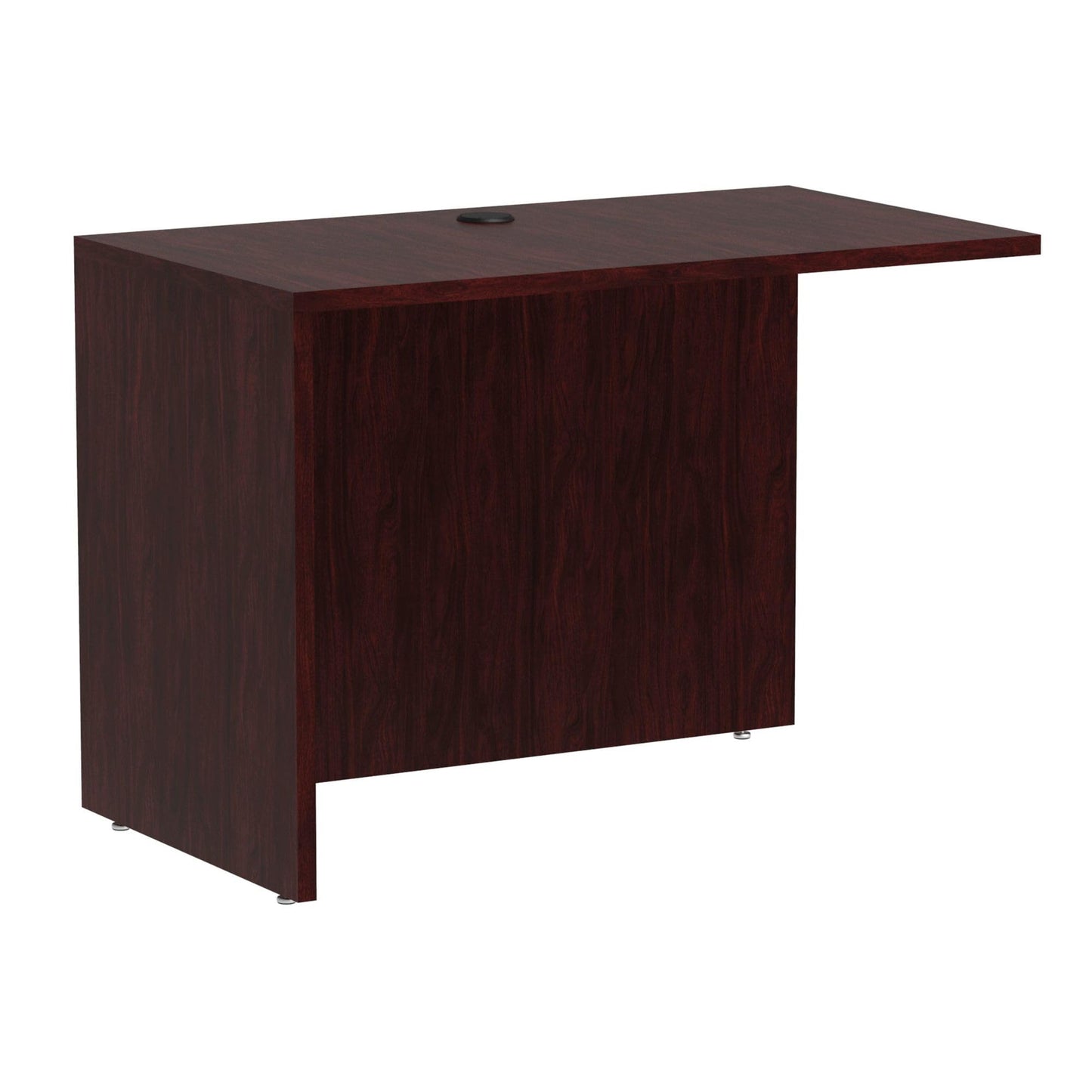 Alera Valencia Series Reversible Return/Bridge Shell, 42 x 23-5/8-Inch, Mahogany