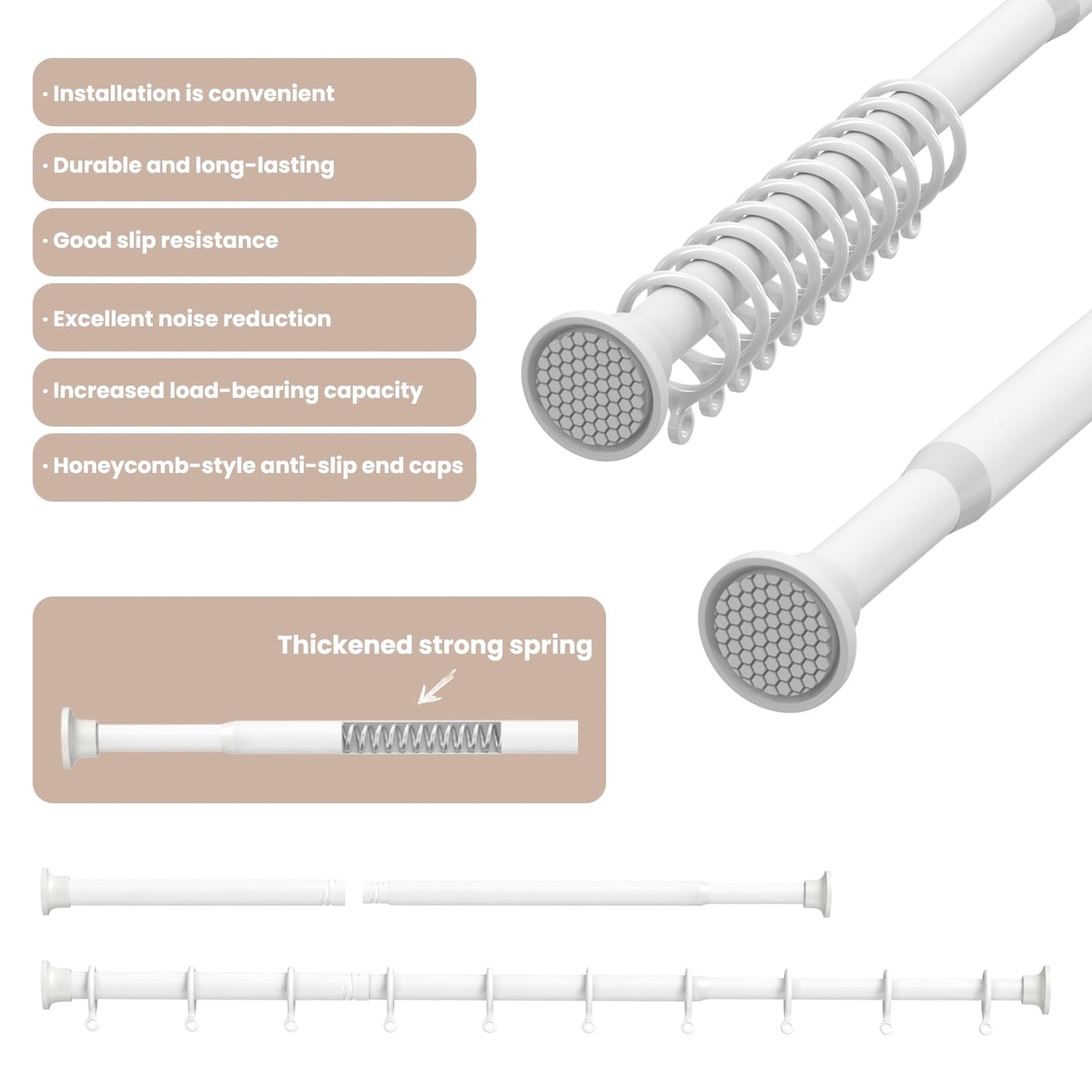 AJAZZ Blackout Closet Door Curtain with Curtain Rods Included Privacy Sound Proof Curtains Suitable for Bedroom Living Room Doorway Curtain Sets (1 Pack, 42 W x 78 L, Blue)