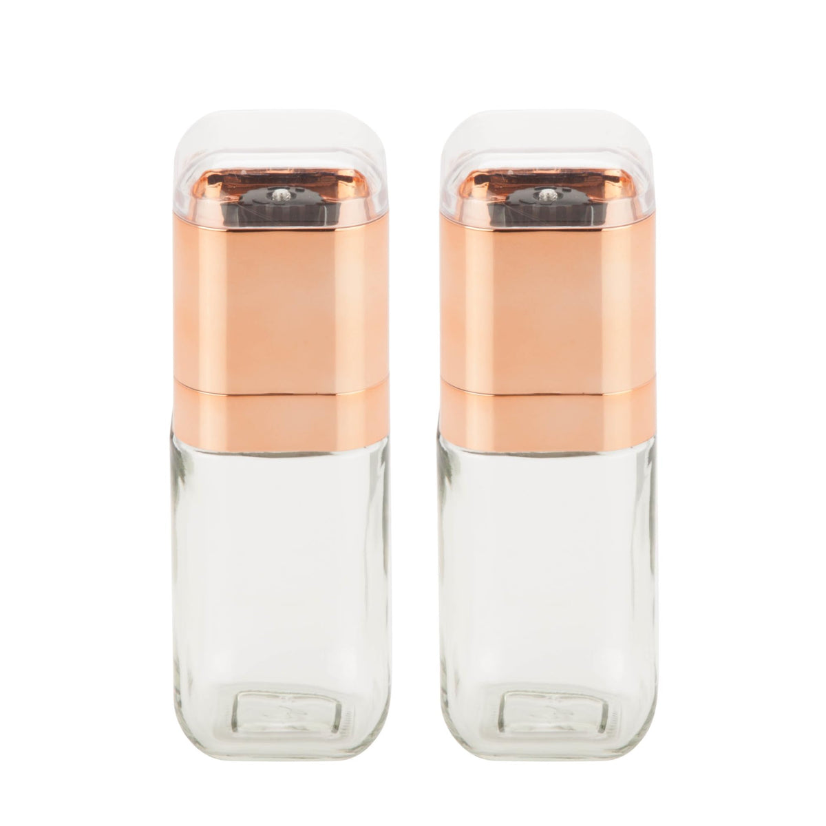 Honey-Can-Do 2-Piece Spice Mill Set, Rose Gold