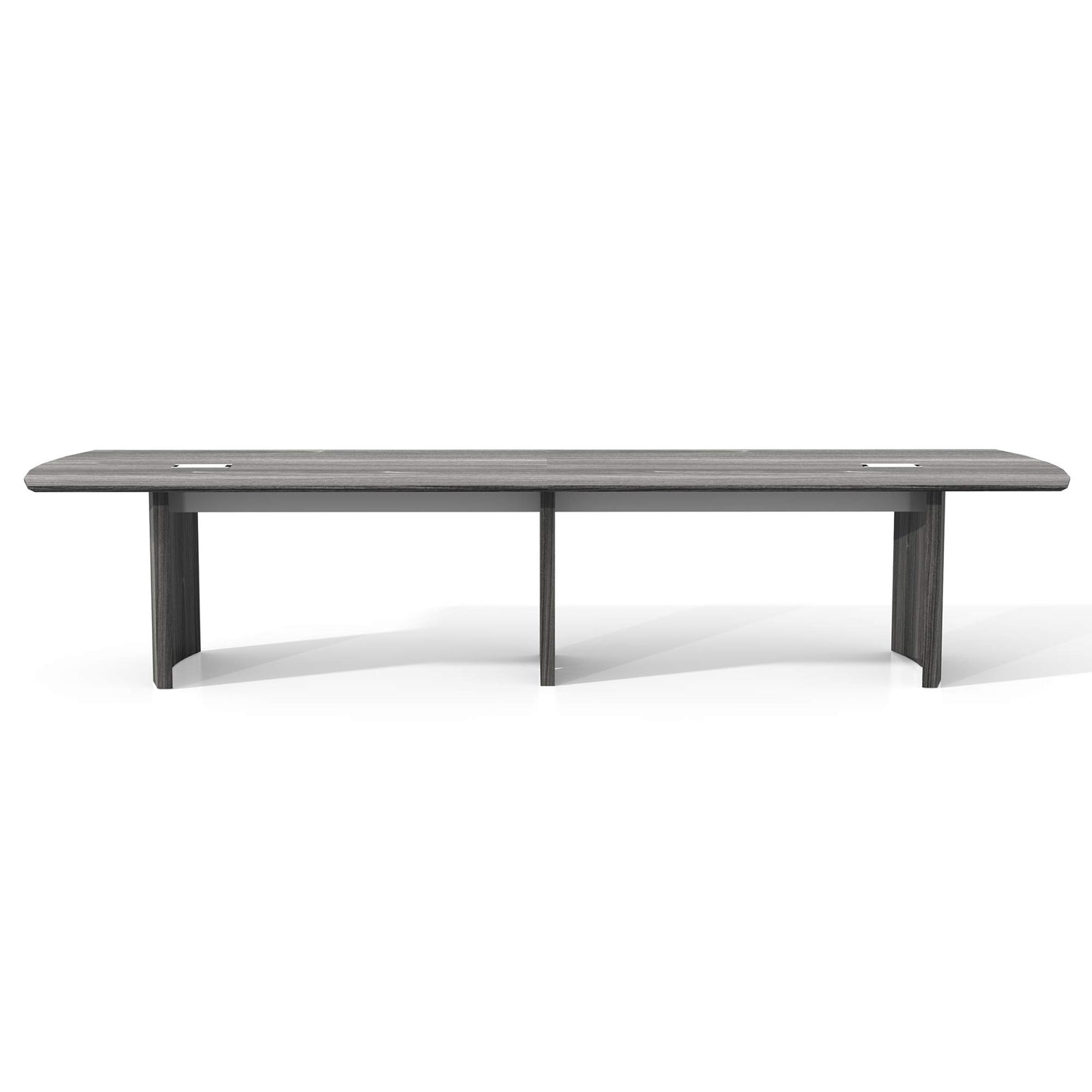 Safco Medina Table, 12', Gray Steel