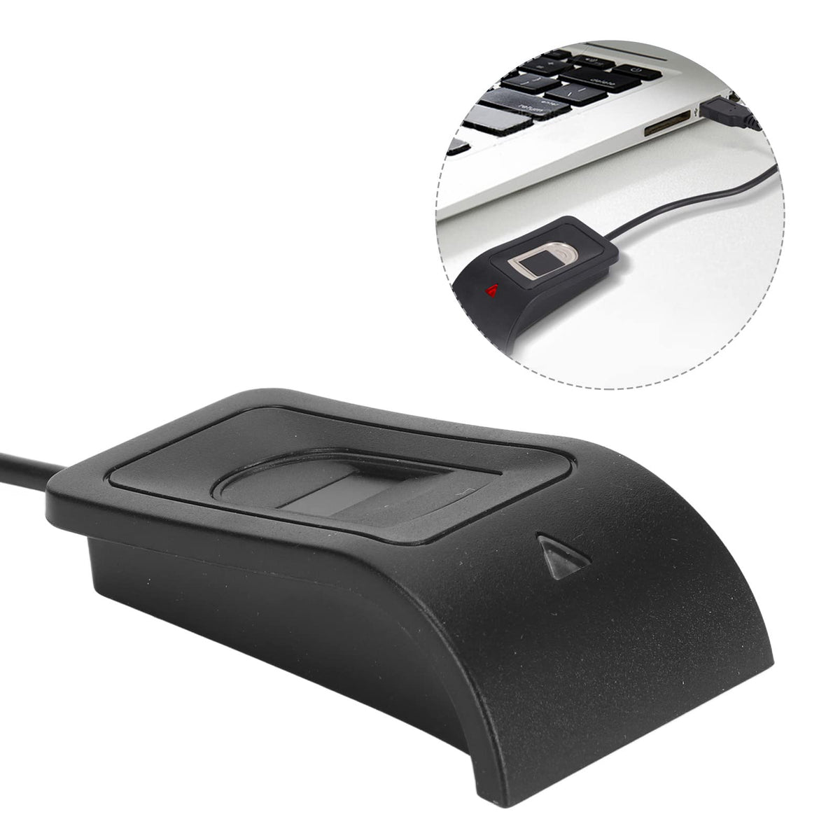 USB Fingerprint Reader Fingerprint for windows10/11, Hello Automatic Driver Installation with 5ft Extension Cable, Password Operation, Hold 10 Fingerprints