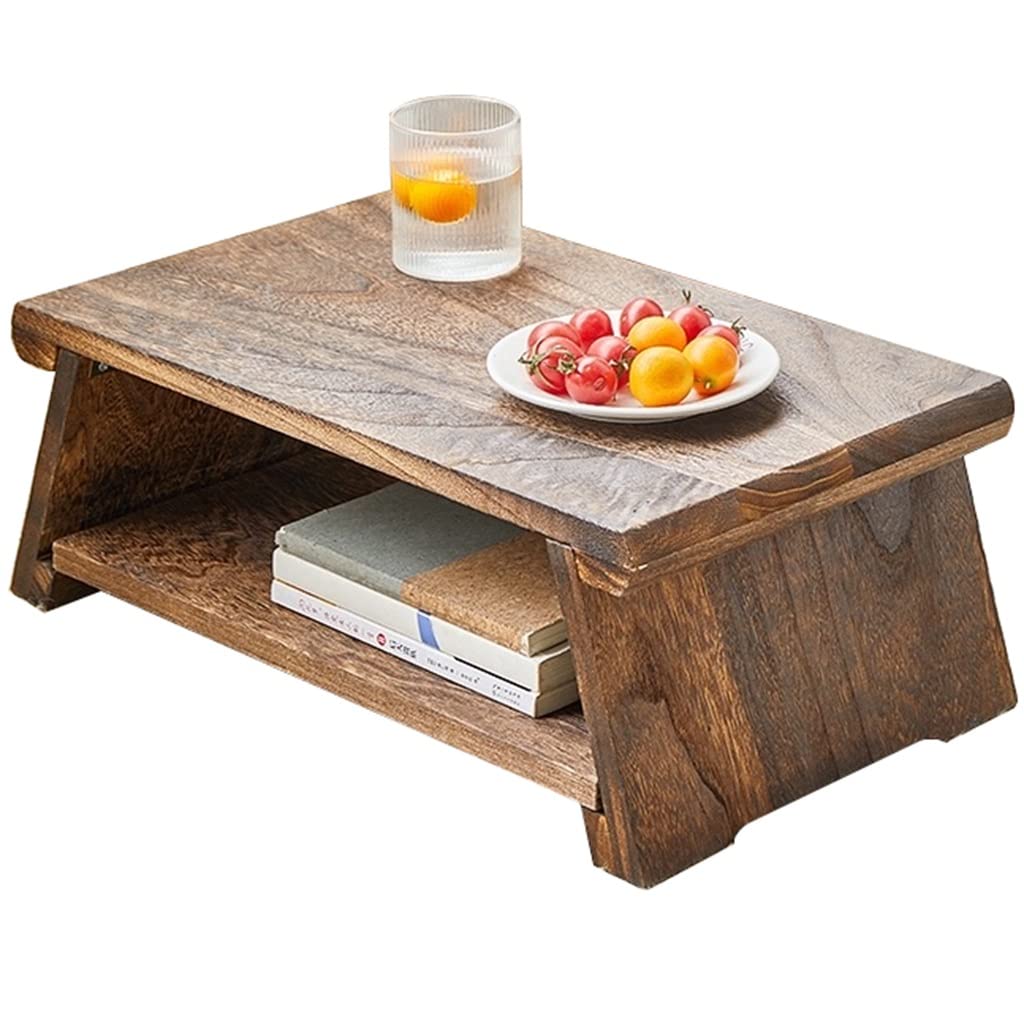 GHHDPXM Japanese Style Mini Tatami Tea Table for Meditation and Zen Practice - Retro Design Tea Table for Home or Office