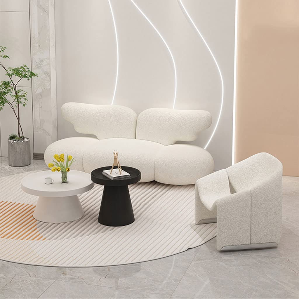 Sofas and Layers Nordic Modern Sofa Chair, Indoor Back Chair, Home Leisure Sofa Chair, Hotel Reception Chair, Simple Lazy Leisure Chair for Living Room Corner Chair Bedroom Living Room Office (Colour