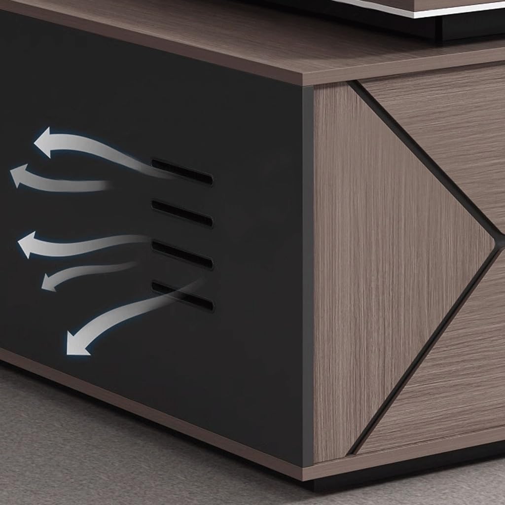 ULTRAWAVE Computer Desk Home Office Desk Boss Desk Office Manager Desk Simple CEO Desk Furniture