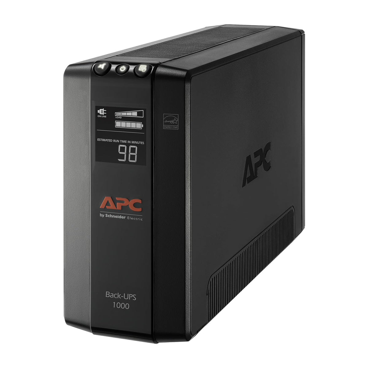APC Back-UPS Pro 1000VA UPS, 600W Battery Backup & Surge Protector, AVR, 8 Outlets (NEMA 5-15R), LCD Display, BX1000M Uninterruptible Power Supply for Computers, Wi-Fi Routers, Home Office Electronics