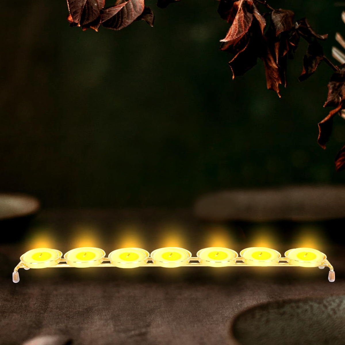 HEALEEP Butter Lamp Holder Buddhist Candleholder Iron Candlestick Stand for Temple Worship Home Ritual Sacrifice Supplies
