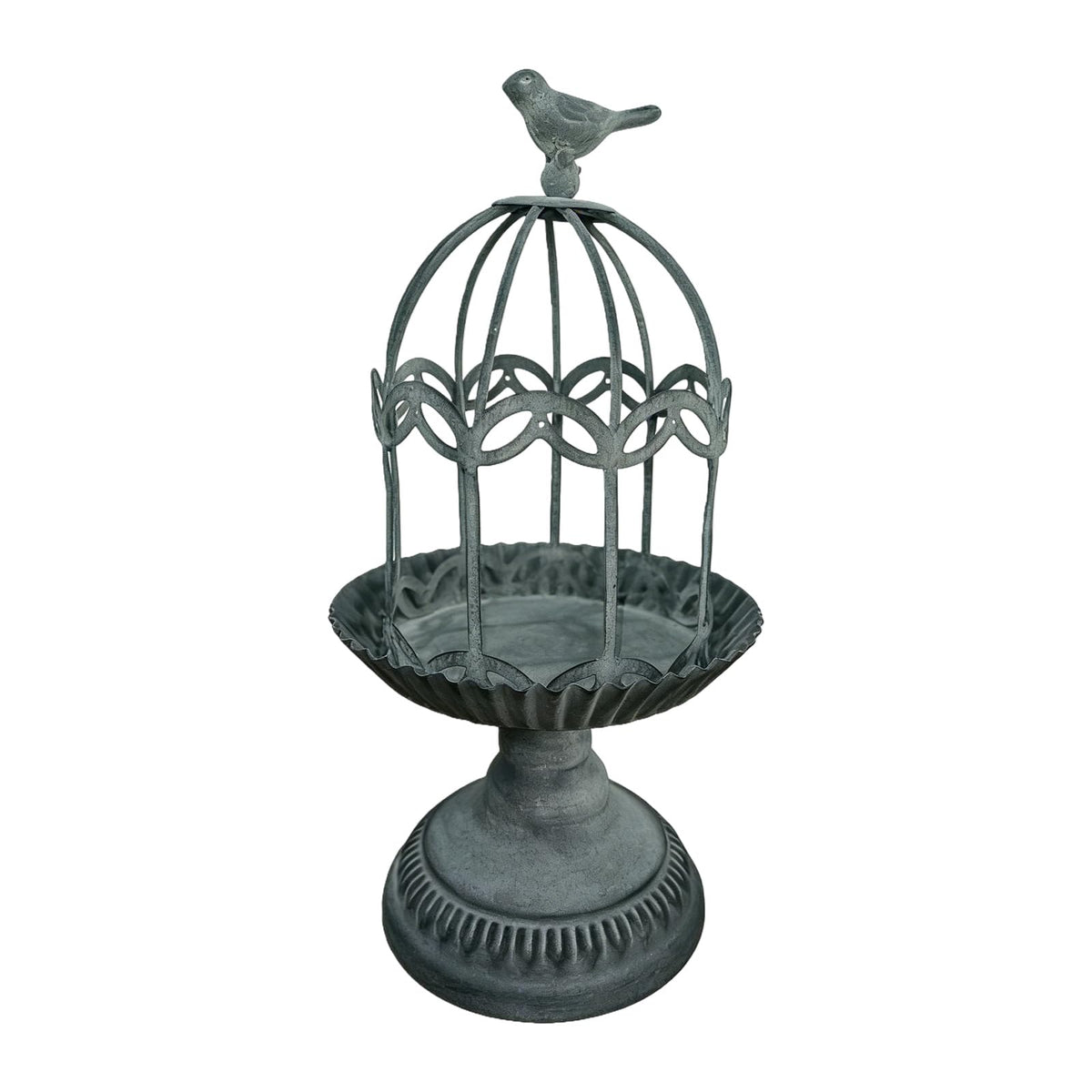 Decorative Candlestick Metal Flower Binding Birdcage Holder Desktop Ornament Home Wedding Decoration Accessories Home Gardening Accessories