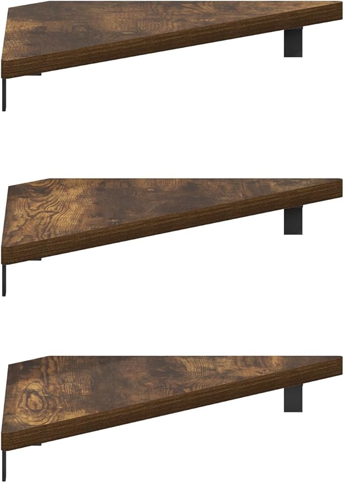 Furinno Rossi Triangle Floating Shelves