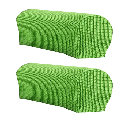 LINGXIYA Soft Stretch Plush Armrest Cover, Armrest Covers for Chairs/Sofas, Couch Arm Covers, Furniture Protector Armchair Slipcover for Recliner, Set of 2(NOT Suitable for Leather Sofas)
