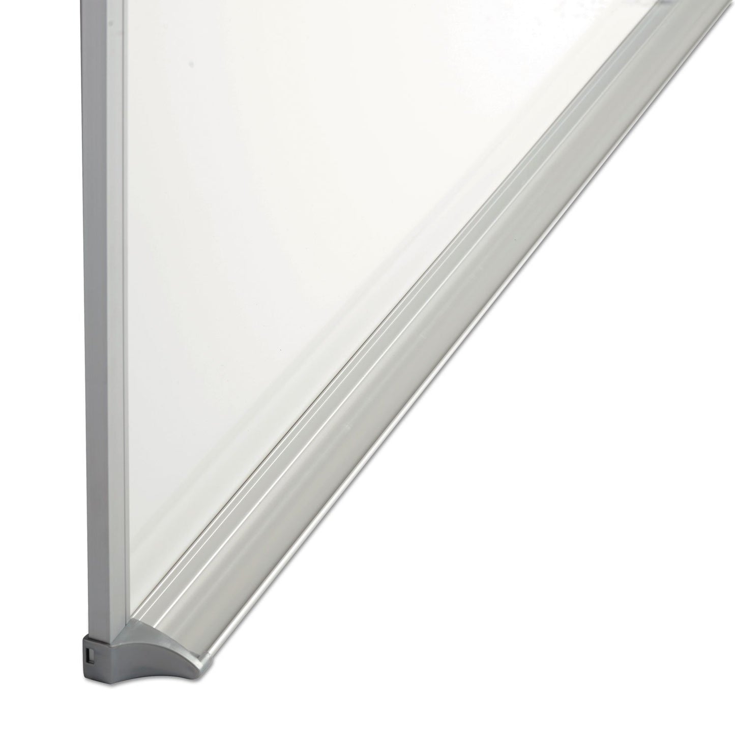 Quartet Dry Erase Magnetic White Board 96"W x 48"H, Porcelain Whiteboard, Silver Aluminum Frame (PPA408)