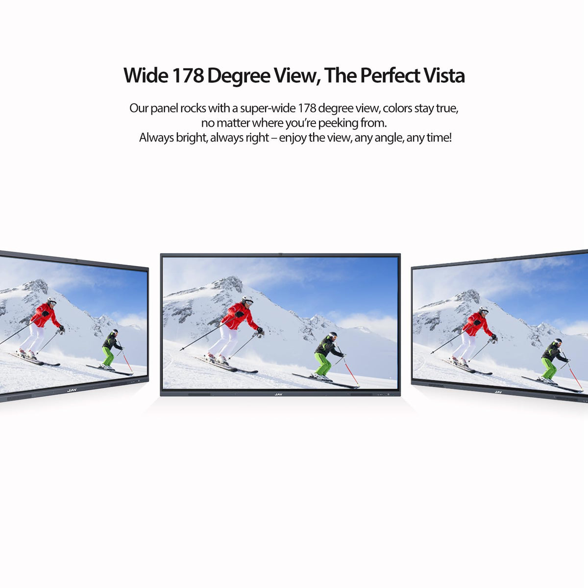 JAV Interactive Whiteboard, 55'' 4K UHD Smart Whiteboard, Smart Board for Classroom and Business, Digital Touch Screen Smartboard, Robust App Ecosystem for Remote Meeting (Board Only)