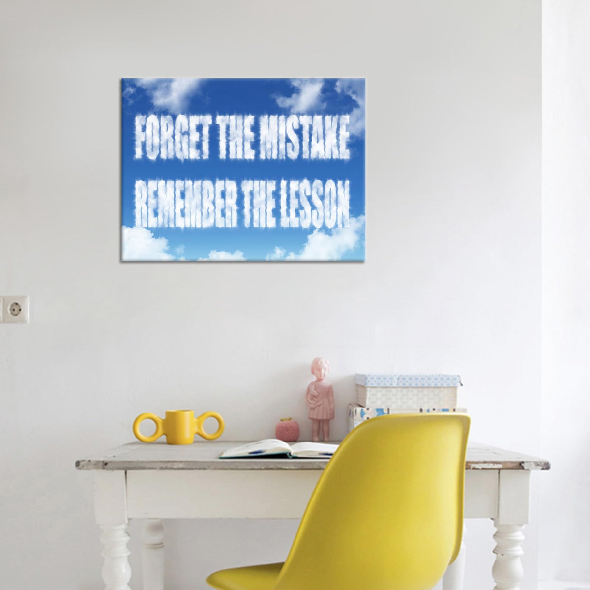 Inspirational Canvas Wall Art Entrepreneur Affirmation Quotes Print Poster Motivational Picture Painting for Office Home Office Parlour Living Room School Decoration Stretched and Framed [24''Wx18''H]