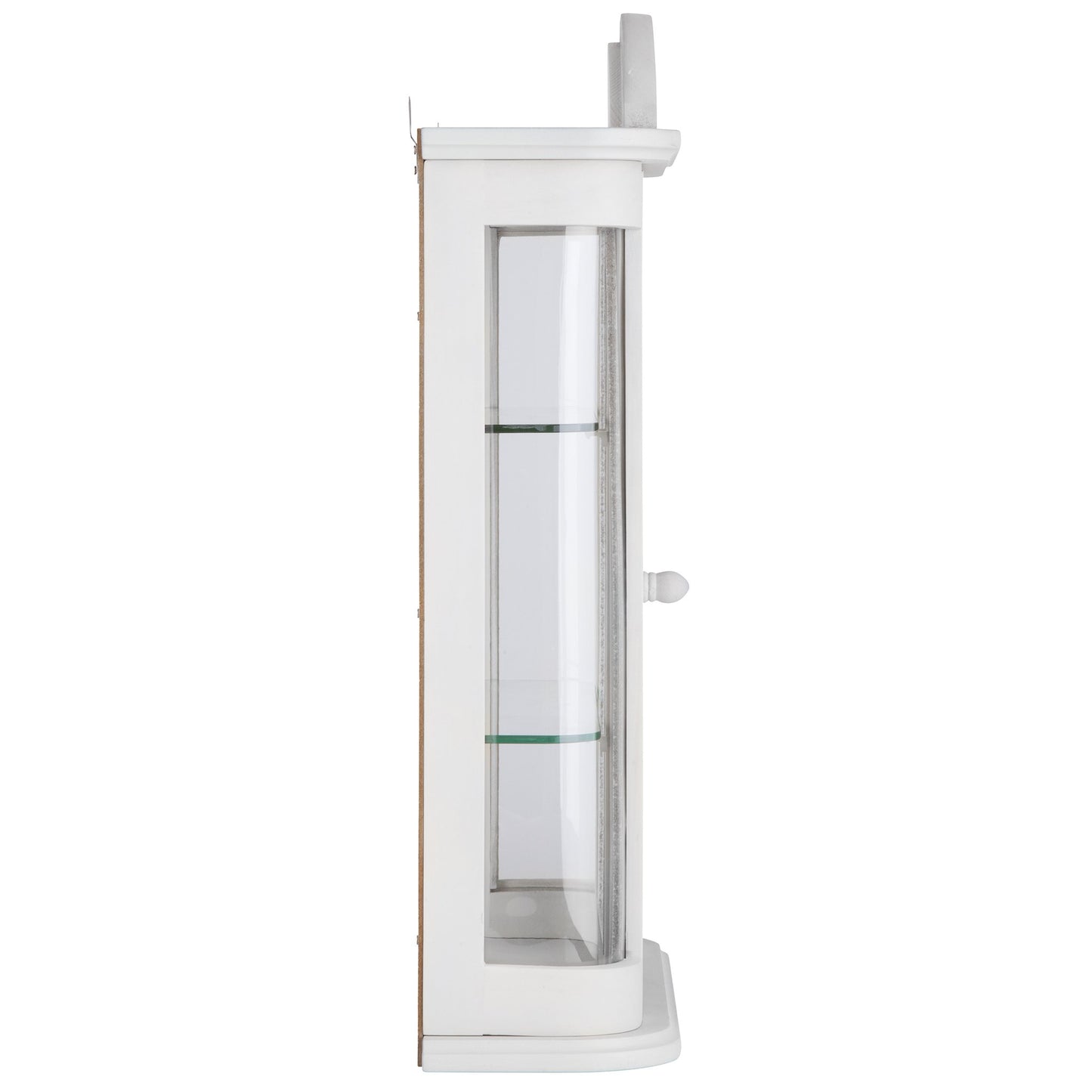Design Toscano Rosedale Wall Curio Cabinet, Lily White
