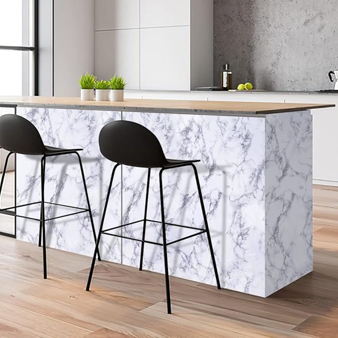 Arthome Marble Contact Paper, Peel and Stick Wallpaper 11.8x100 inch Self