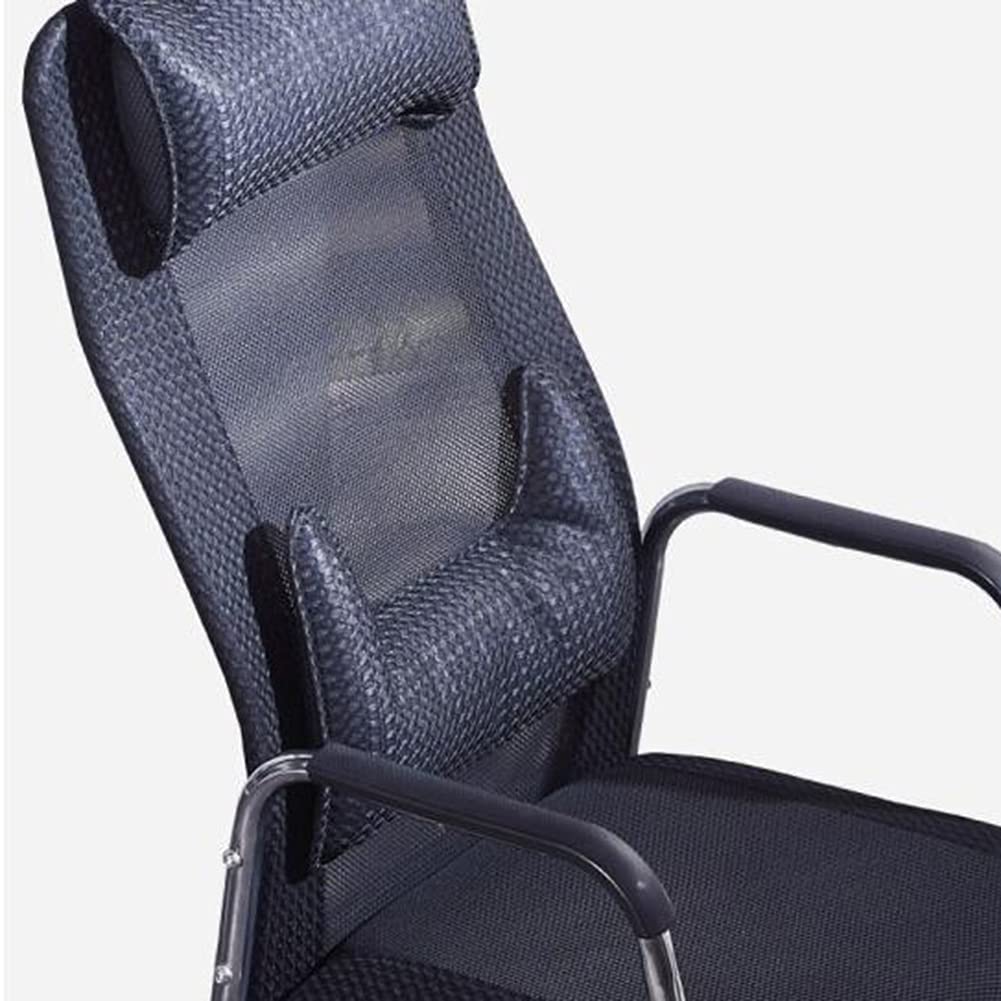 Mesh Conference Chair High Back Office Chair with Black Steel Feet Modern Cantilever Desk Chair for Office Boardroom Visitors Computer Chair (Black)