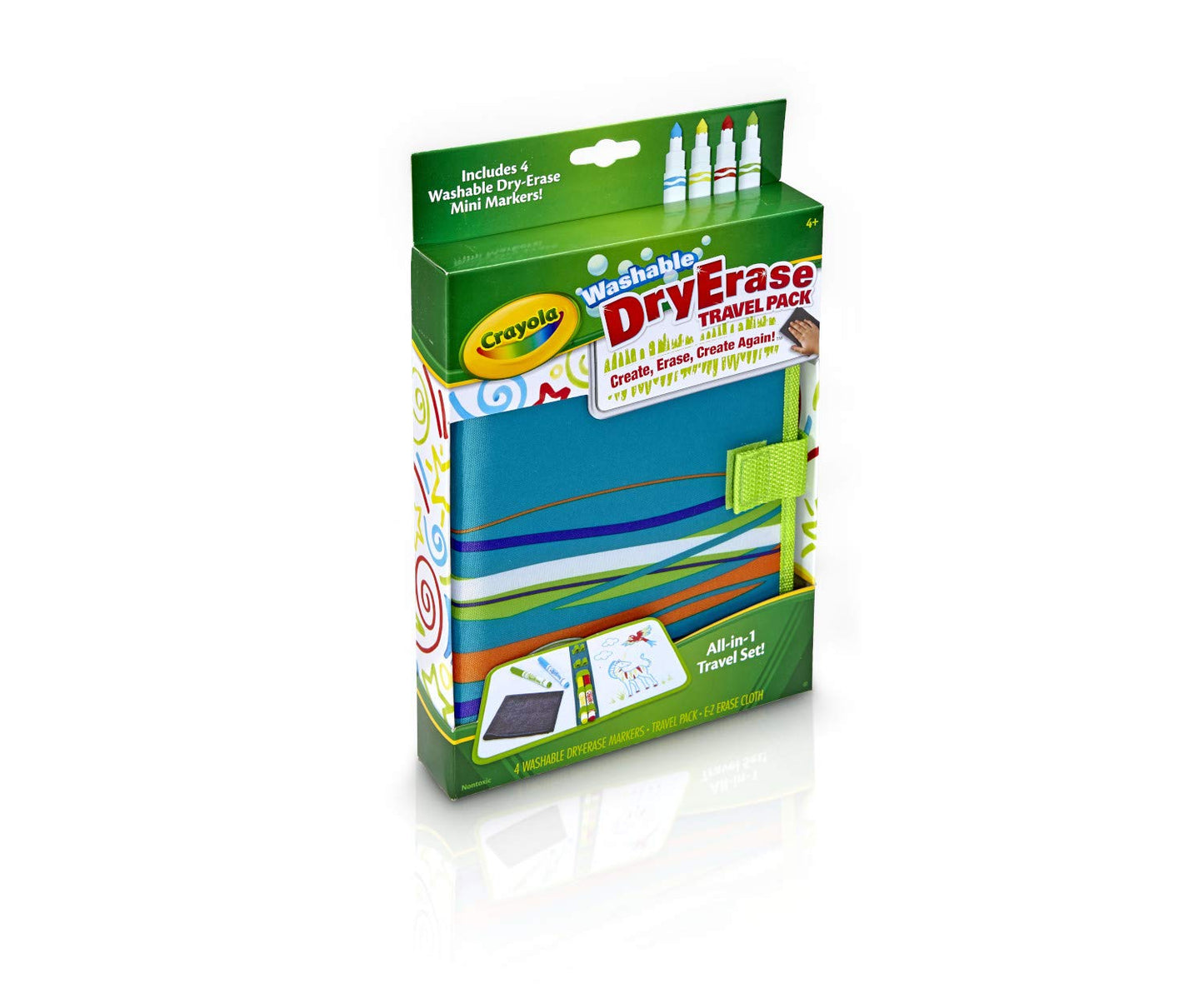 Crayola Washable Dry Erase Travel Pack, Whiteboard for Kids, Ages 4, 5, 6, 7 (Pack of 2)