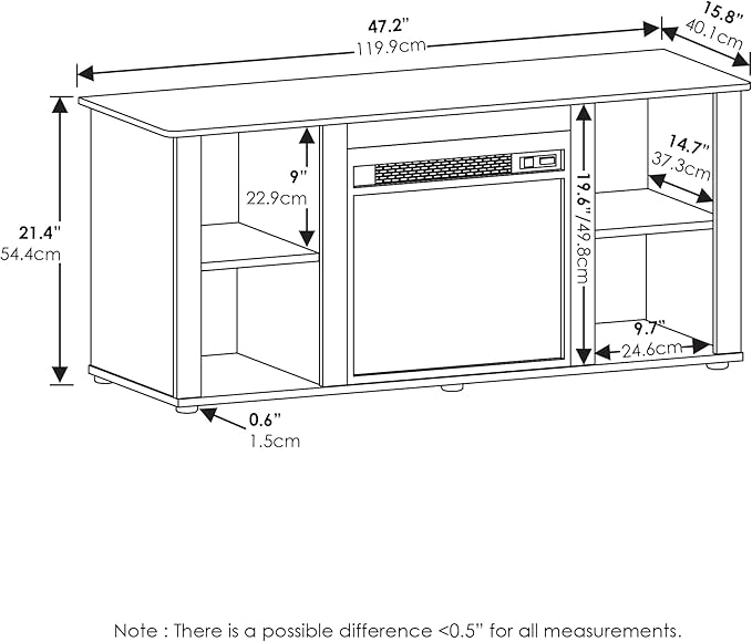 Furinno Jensen Entertainment Center Stand
