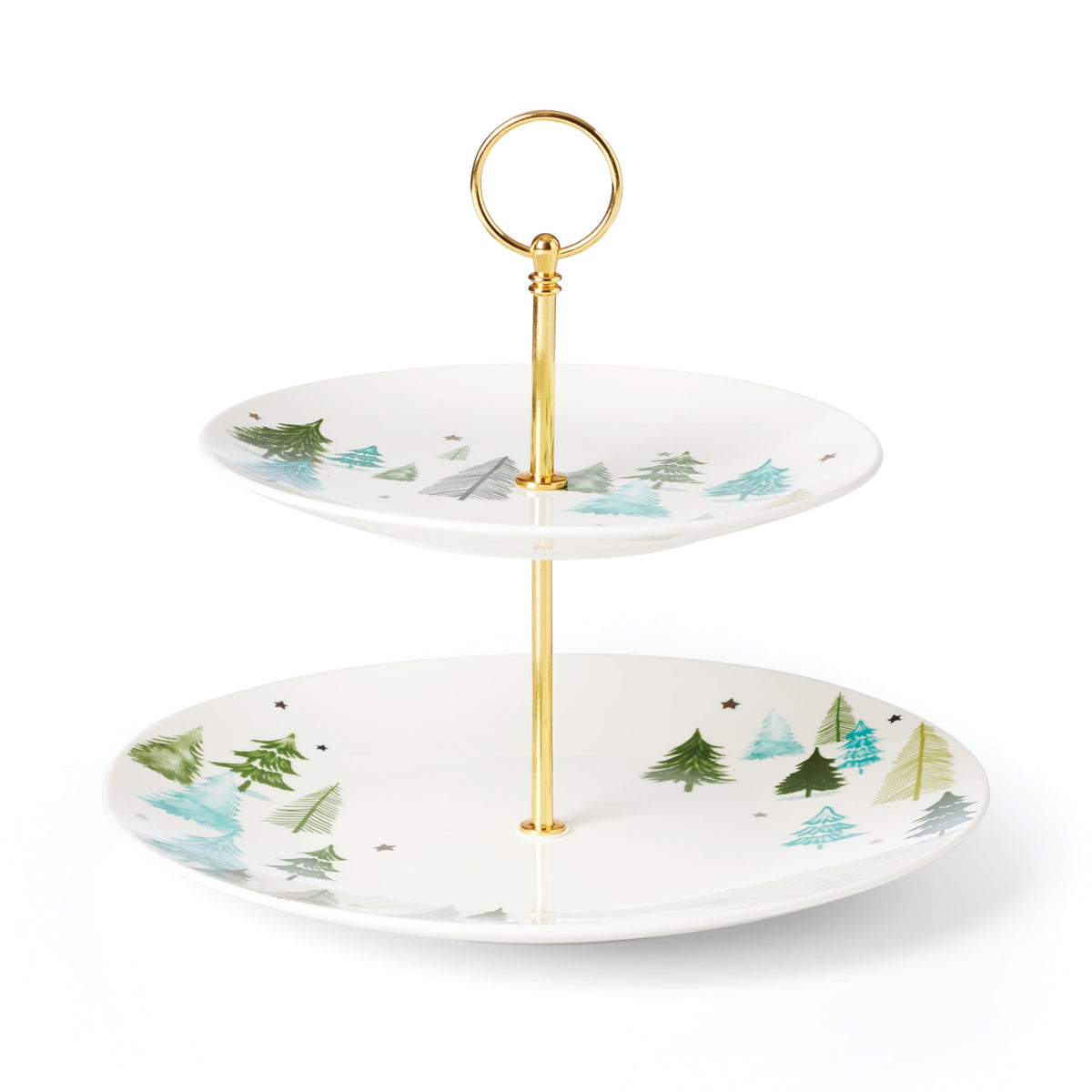 Lenox 894160 Balsam Lane 2-Tiered Server, Christmas & Holiday Hosting