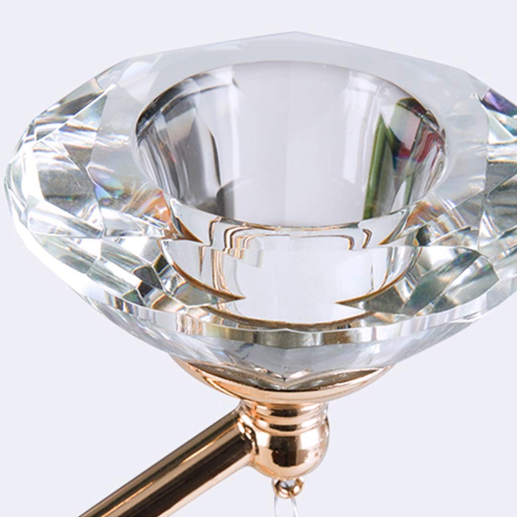 XILIN-1987 Candle Holderss European Table Candle Holder Creative Crystal Candlestick Simple Modern Home Furnishings Decorative Candlestick (Color : C)