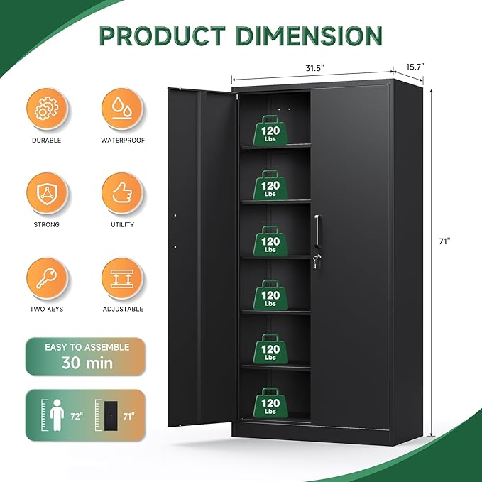 Letaya Metal Storage Cabinets